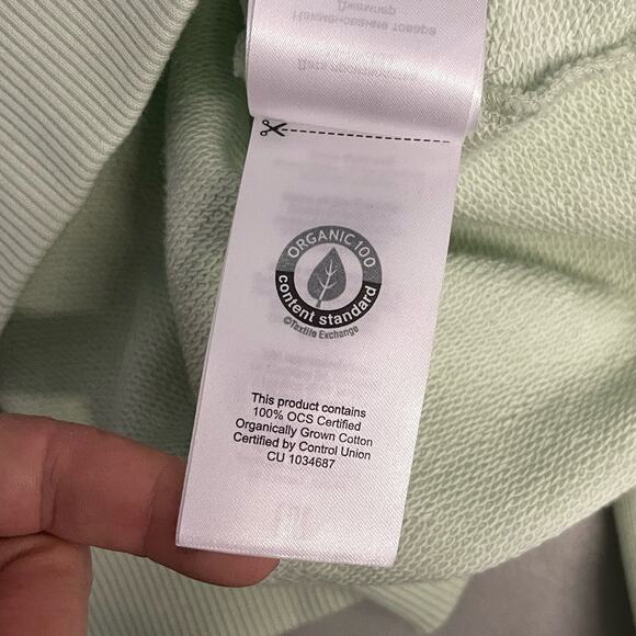 Scotch & Soda Sweatshirt Womens Large In Bloom Mint Green 100% Organic Cotton - Picture 7 of 8
